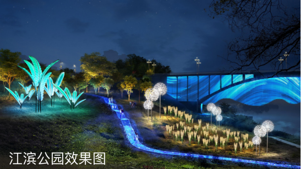 青松照明中标广西象州城市亮化项目