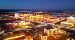 新疆昌吉州准东开发区亮化工程提升五彩新城“颜值”