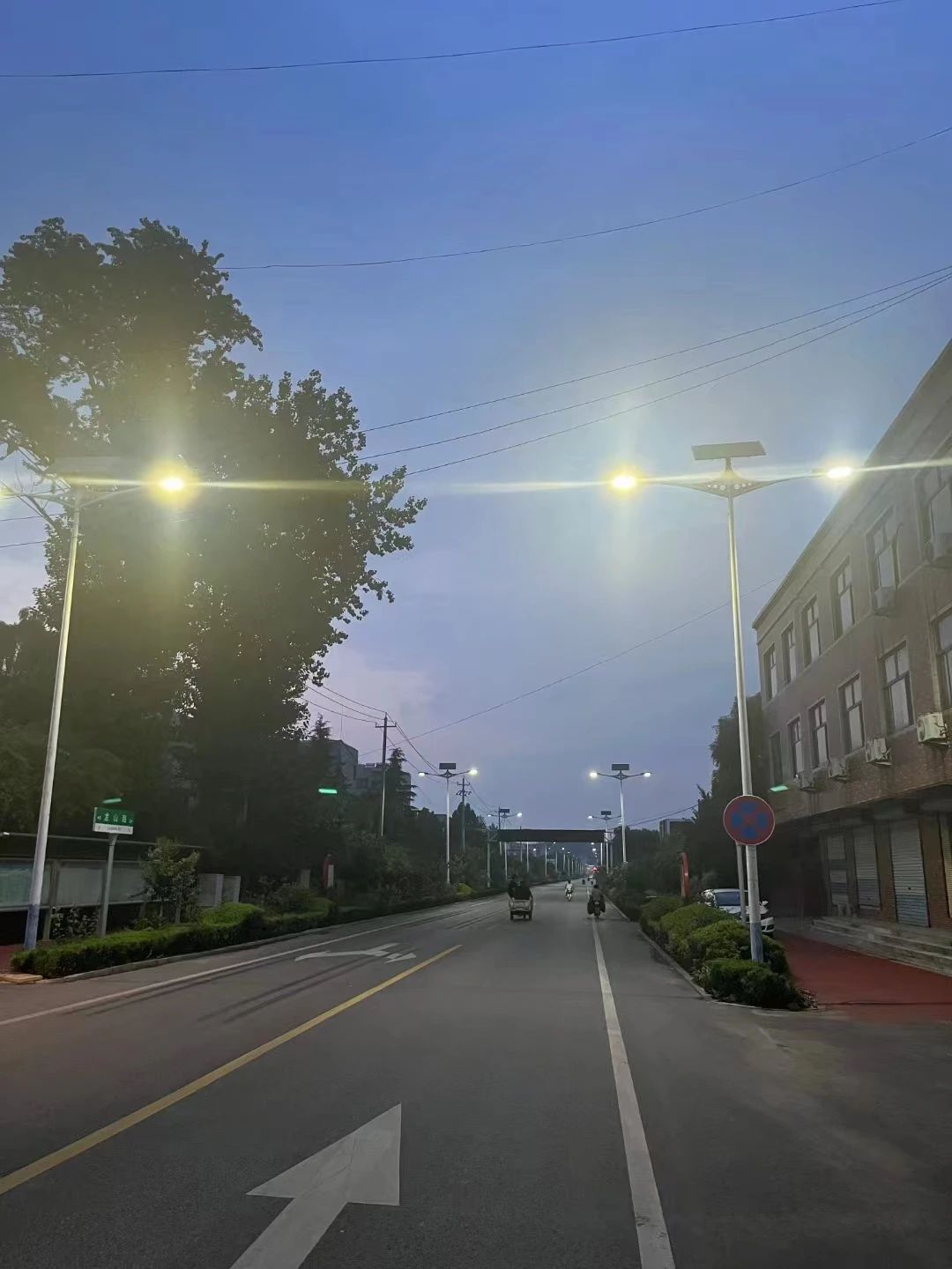 济南平阴县孔村镇实施路灯亮化工程照亮群众出行路