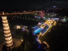 佛山三水区文塔欢乐灯光节正式开启