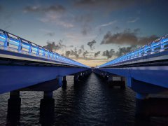 浙江舟山朱家尖海峡大桥、观音大桥景观照明系统改造完成