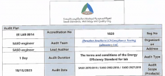 立讯检测灯具实验室顺利通过沙特SASO合格评定机构现场监督评审