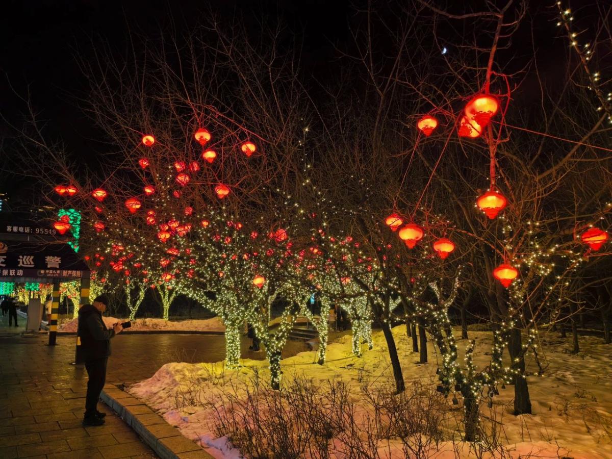 吉林省吉林市提升彩化亮化水平扮美雾凇冰雪节