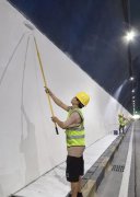 福建泉州朋山岭隧道亮化提升工程正式完工