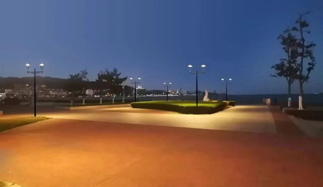 三星照明 | 新欧式庭院灯「米兰」在滨海地区的应用｜山东威海公园