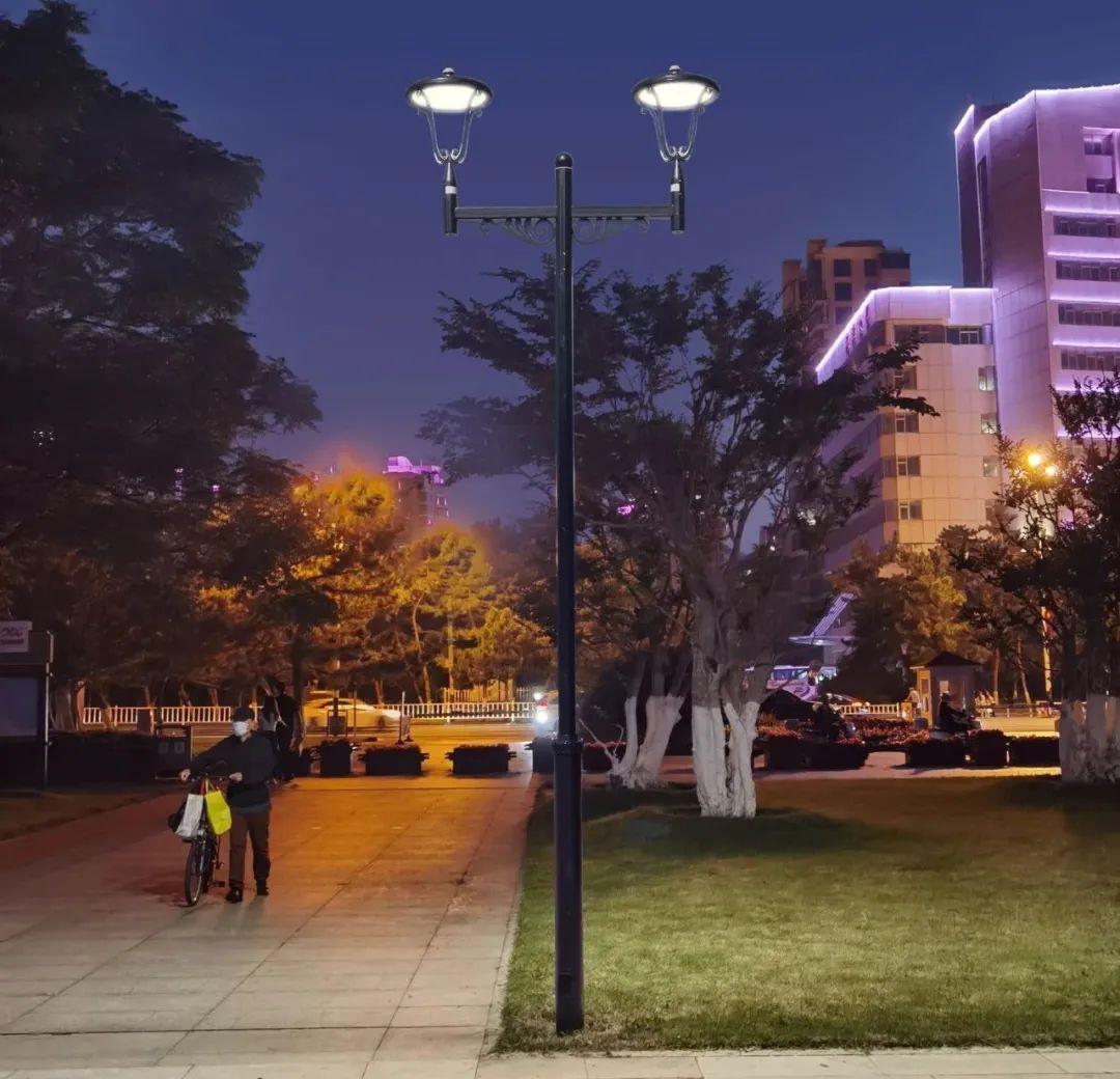 三星照明 | 新欧式庭院灯「米兰」在滨海地区的应用｜山东威海公园
