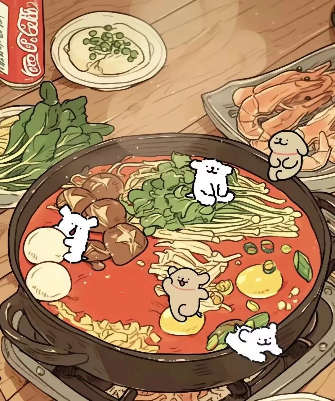 吃火锅文案