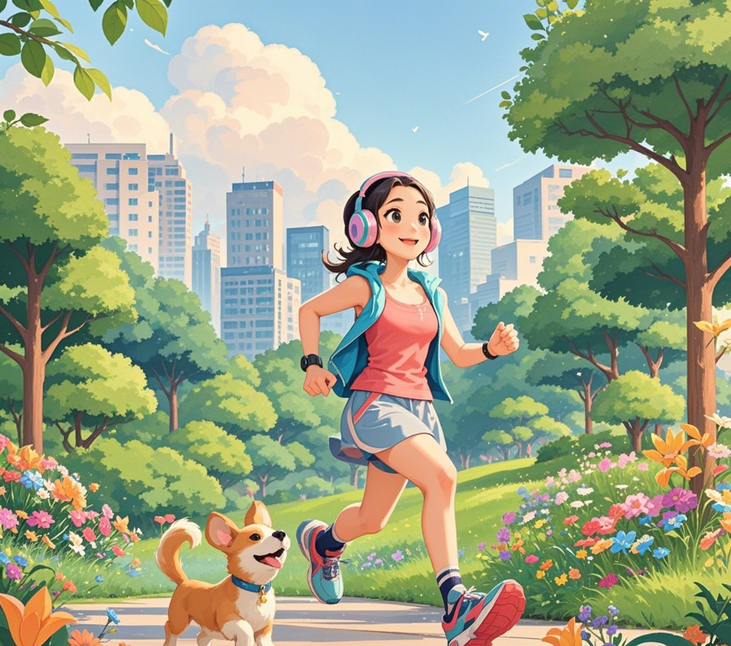跑步