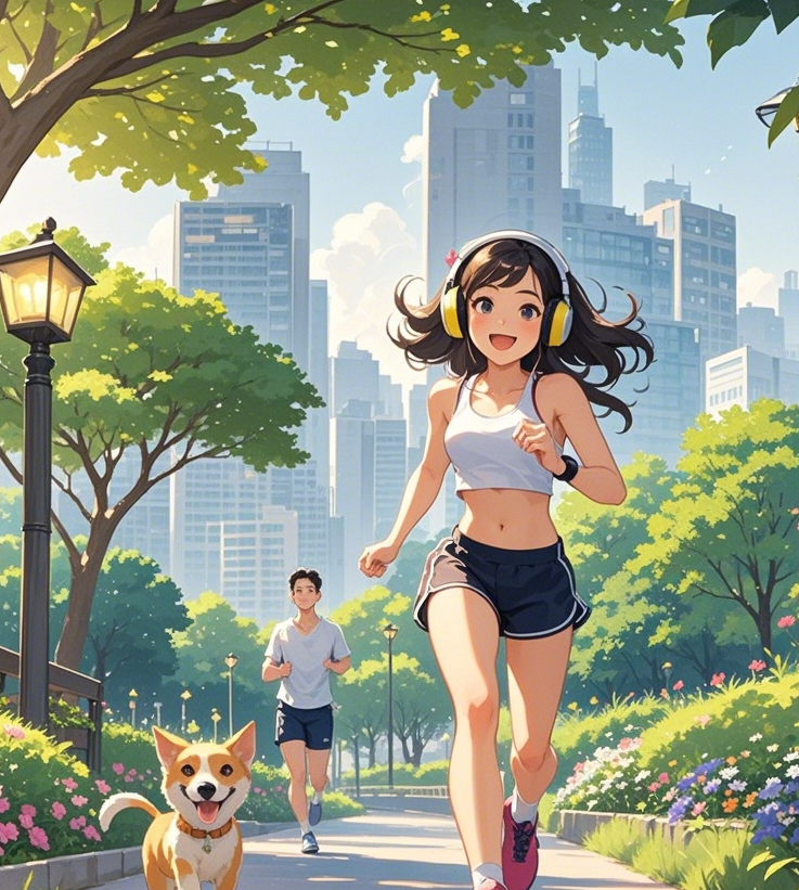 跑步