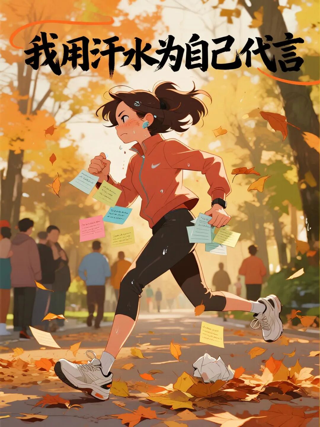 跑步