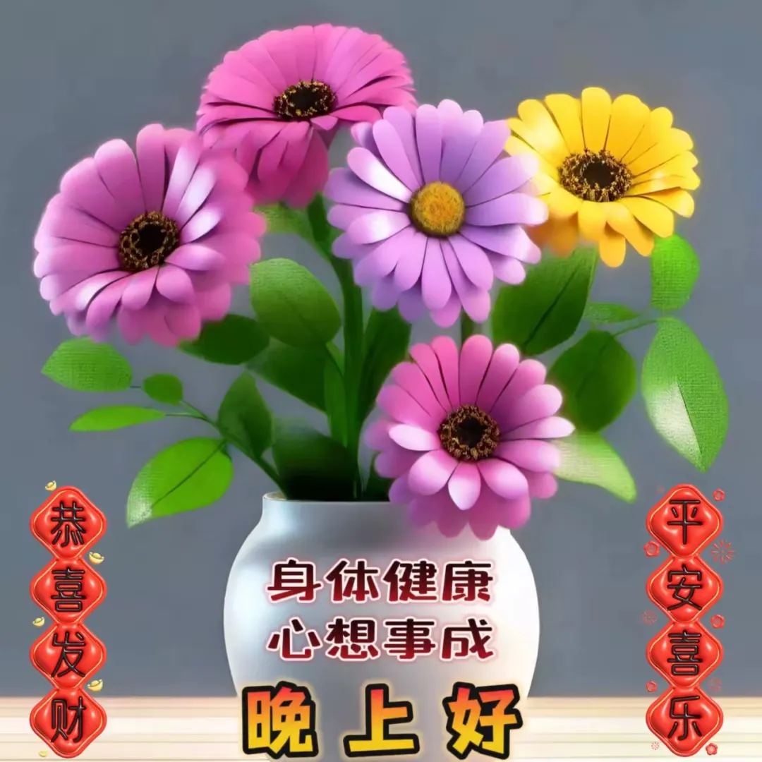 晚上好,晚安