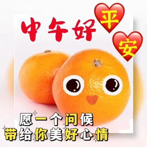 中午好,午安