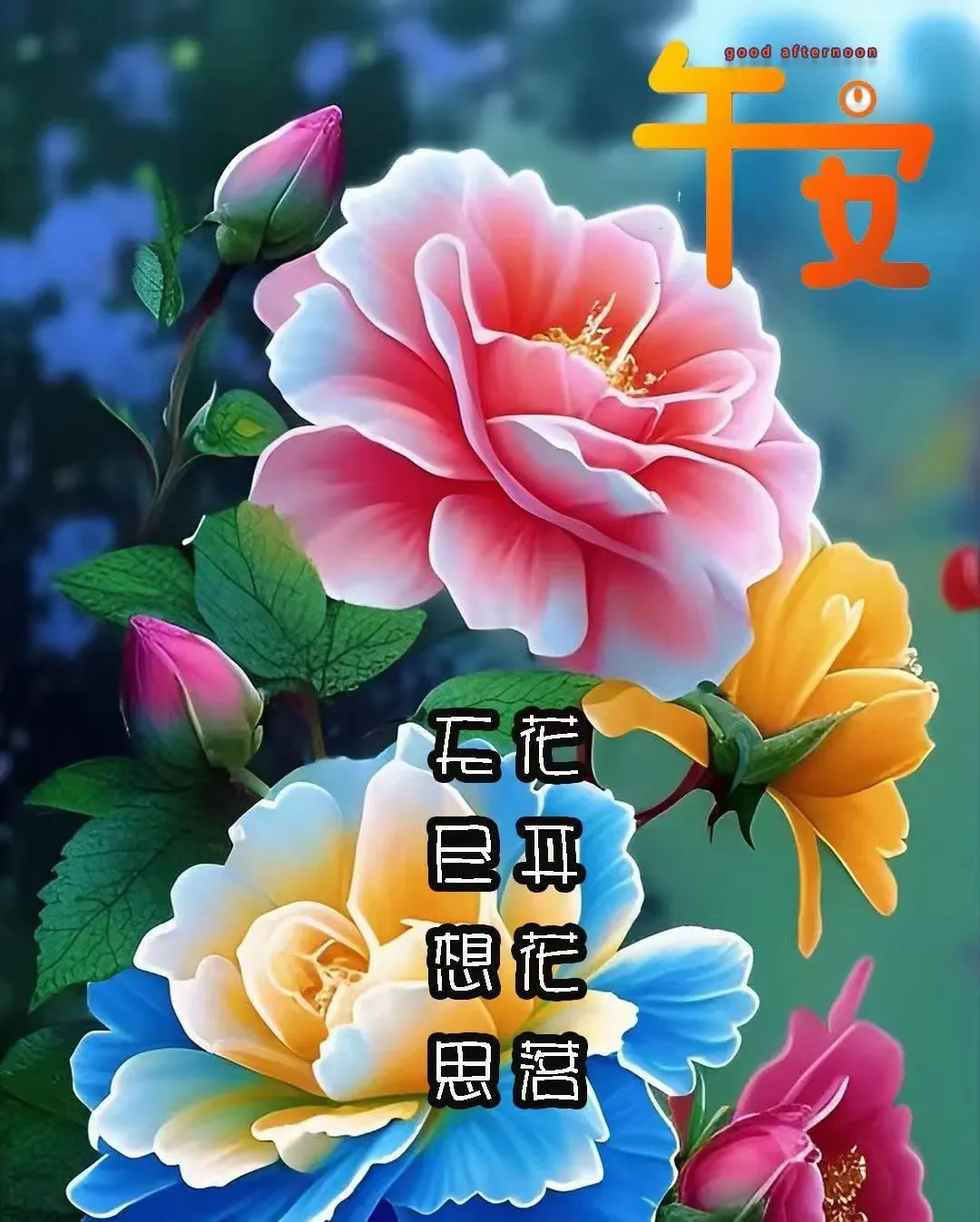 中午好,午安