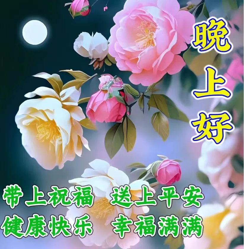 晚上好,晚安
