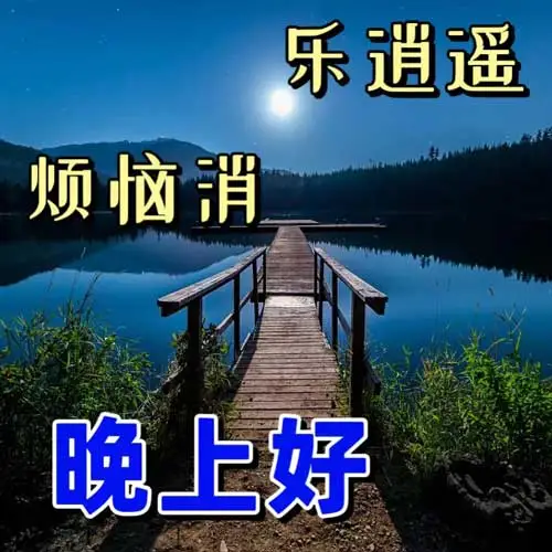 晚上好,晚安