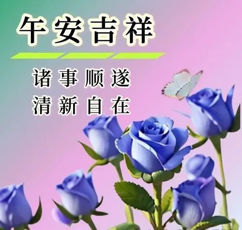 中午好,午安