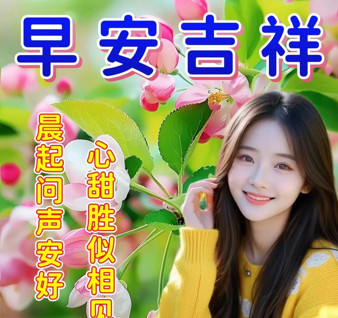 17张今天最新上午好表情图片大全，问候心情好，牵挂情谊好
