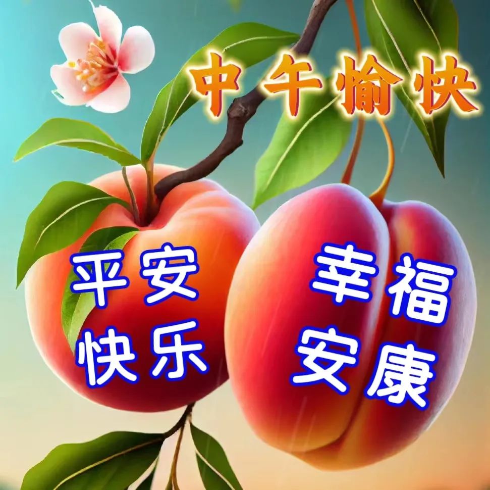 中午好,午安