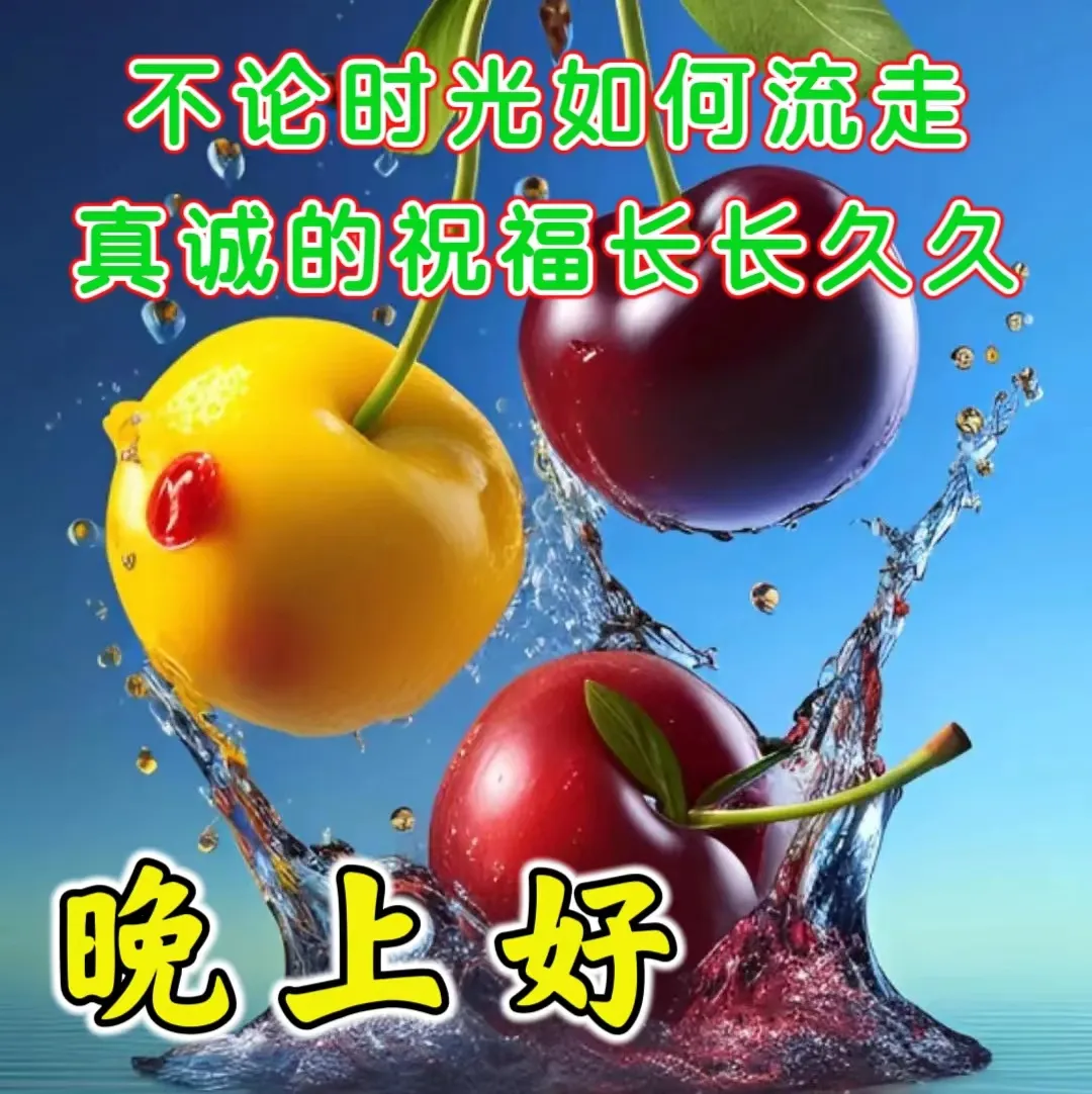 晚上好,晚安