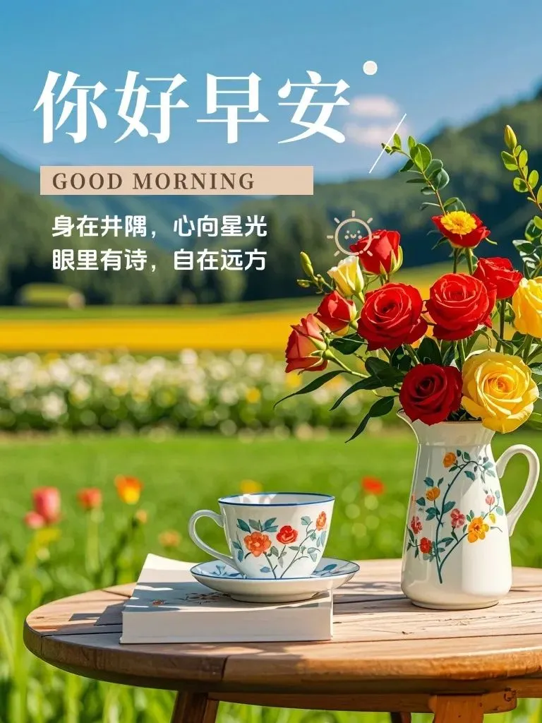 早安,早上好,上午好