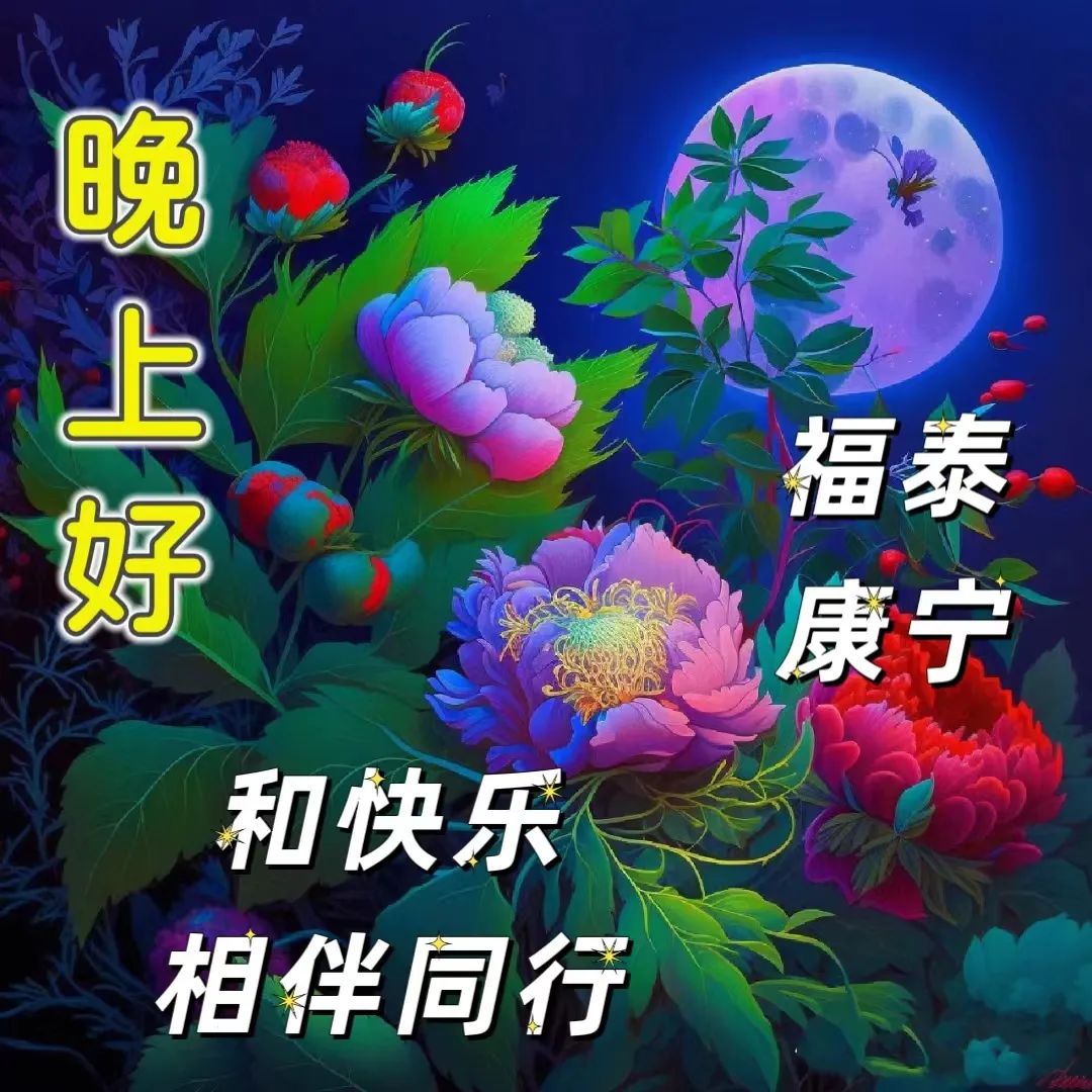 晚上好,晚安