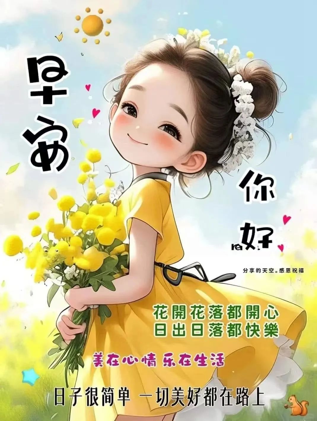 早安,早上好,上午好