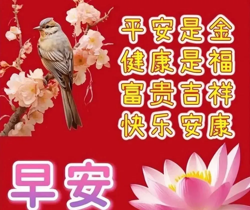 早安,早上好