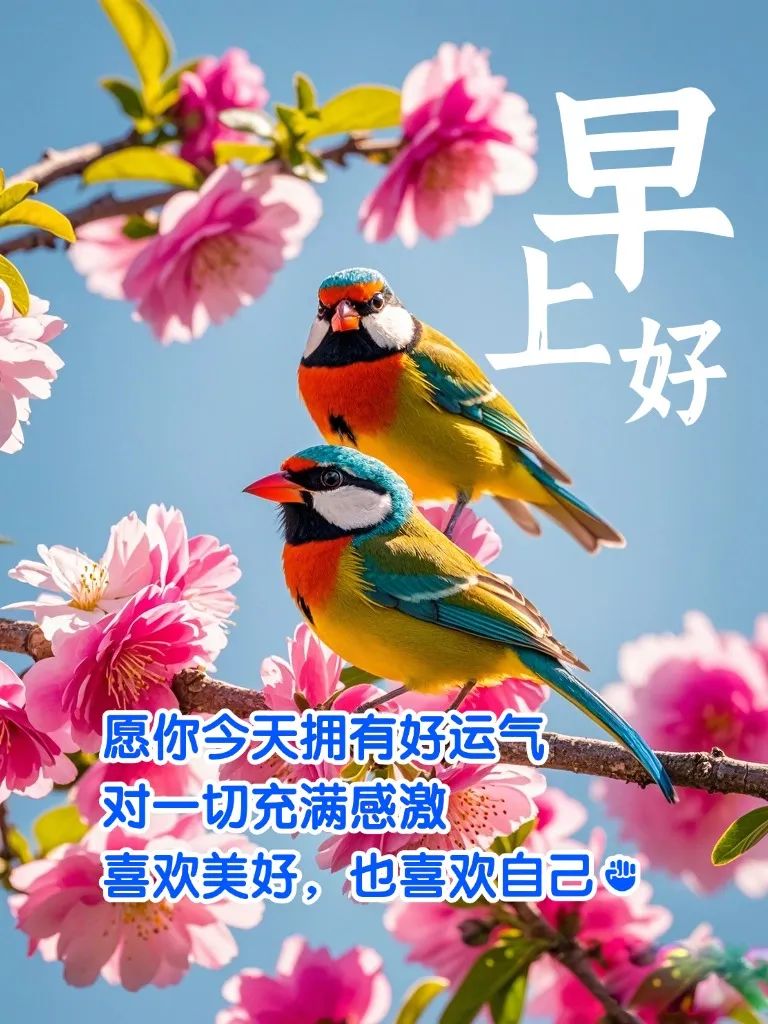 18张早上好深情寄语,优美励志问候语短句,愿顺遂安康