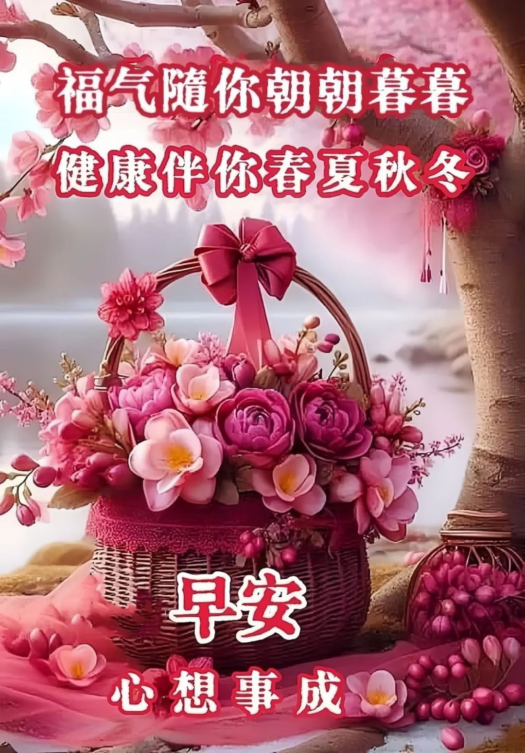 早安温馨问候:愿拥有财富、好运、吉祥与如意