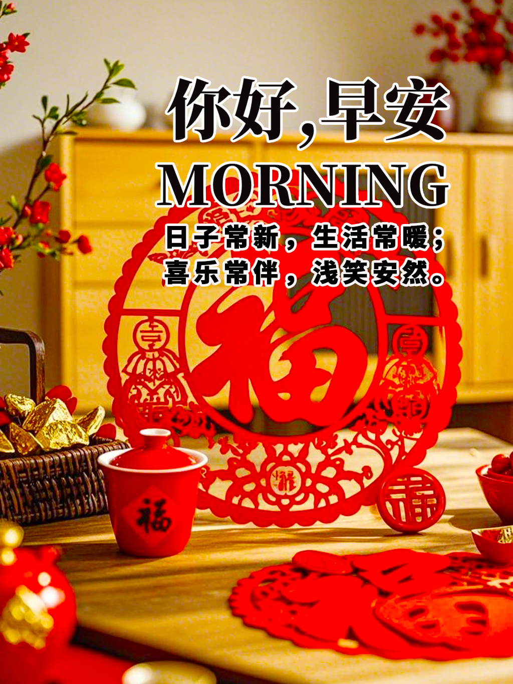 早安,早上好,上午好