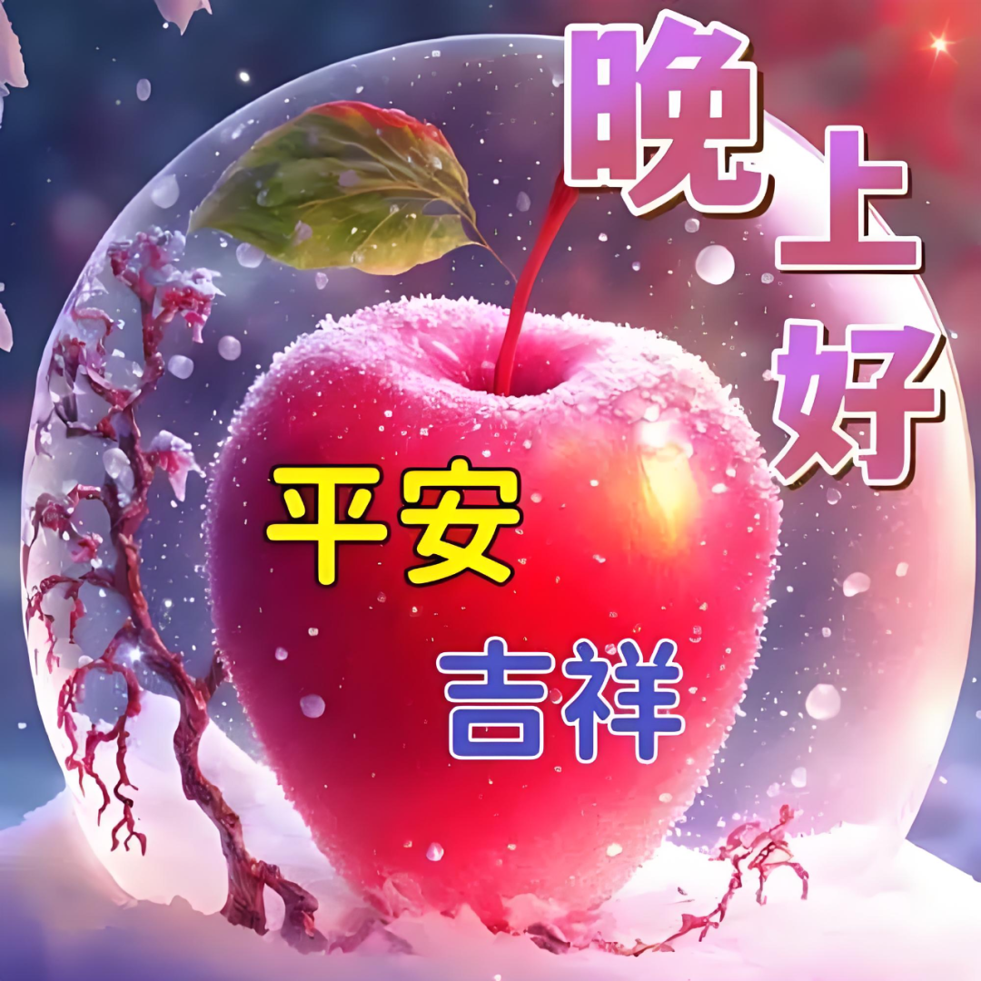 晚上好,晚安