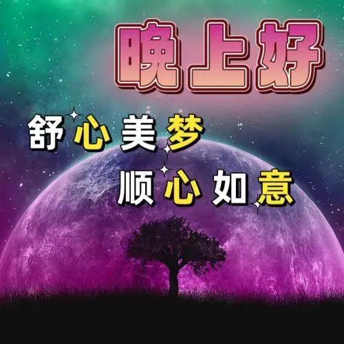 晚上好,晚安