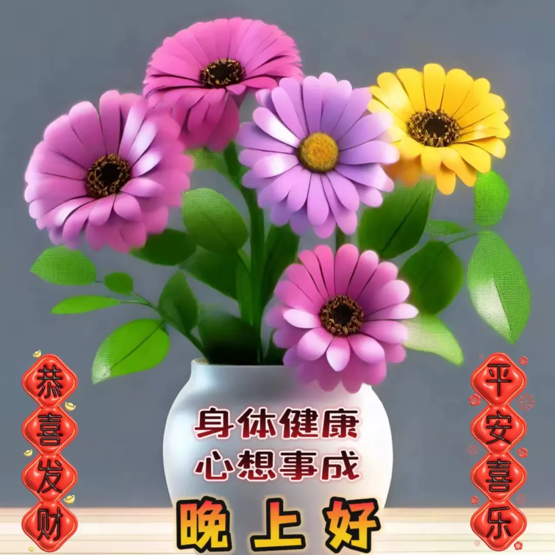 晚上好,晚安