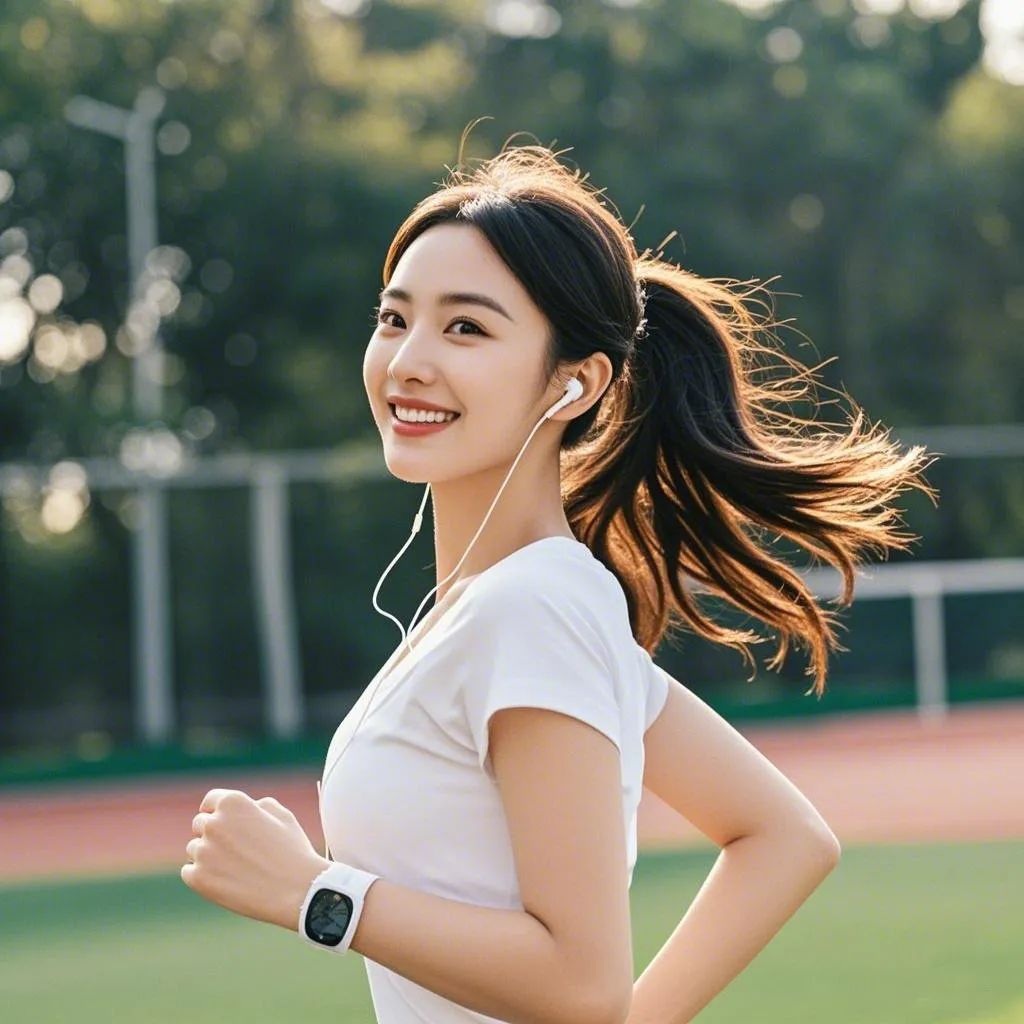 跑步