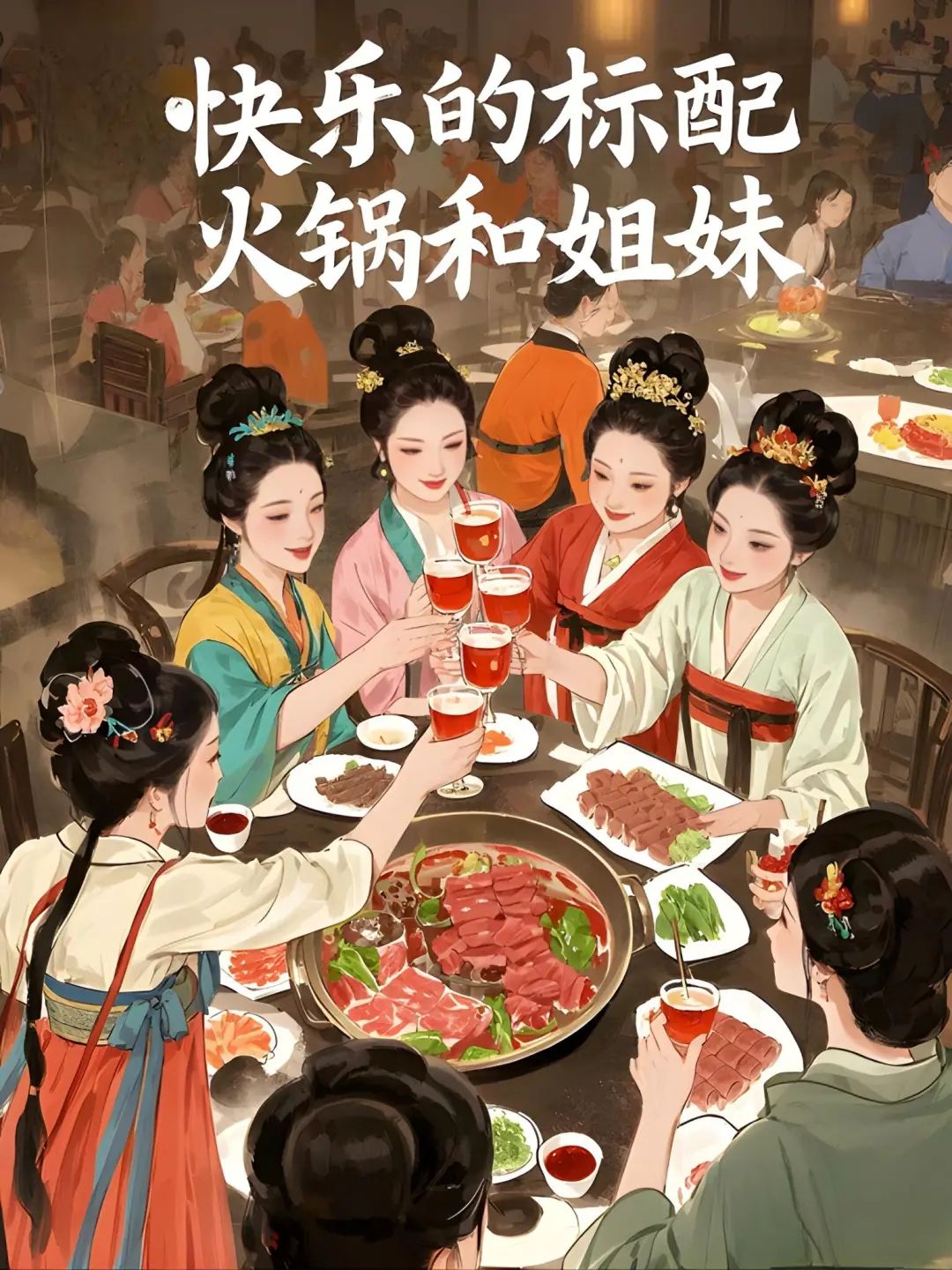 吃火锅文案