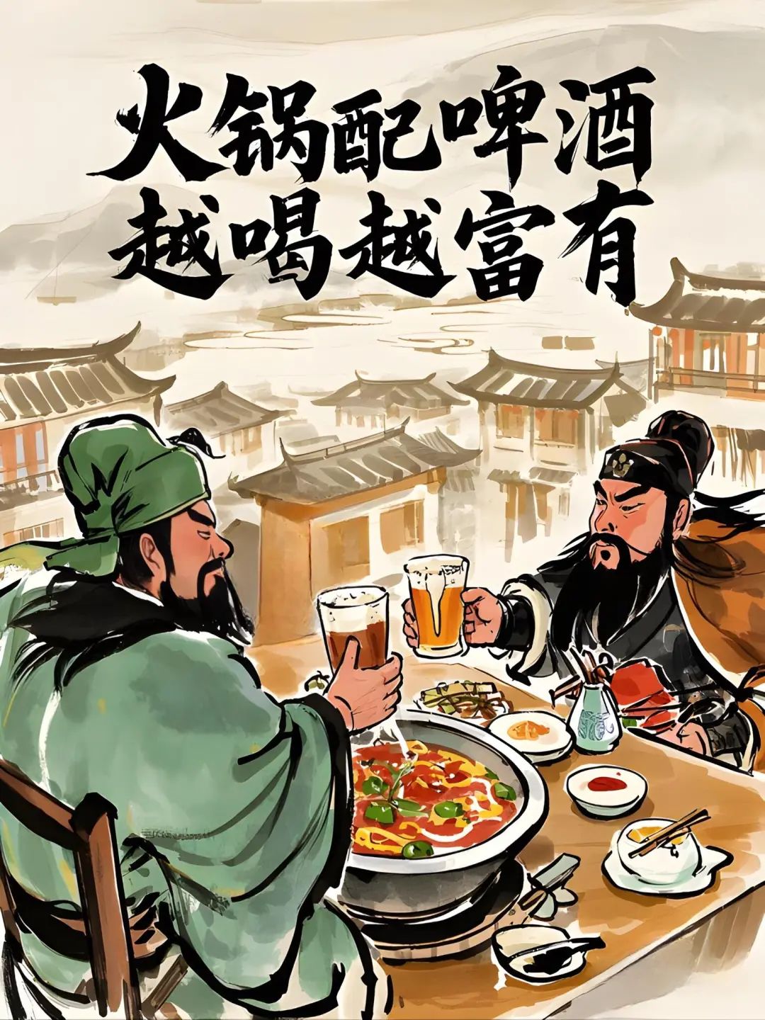 吃火锅文案