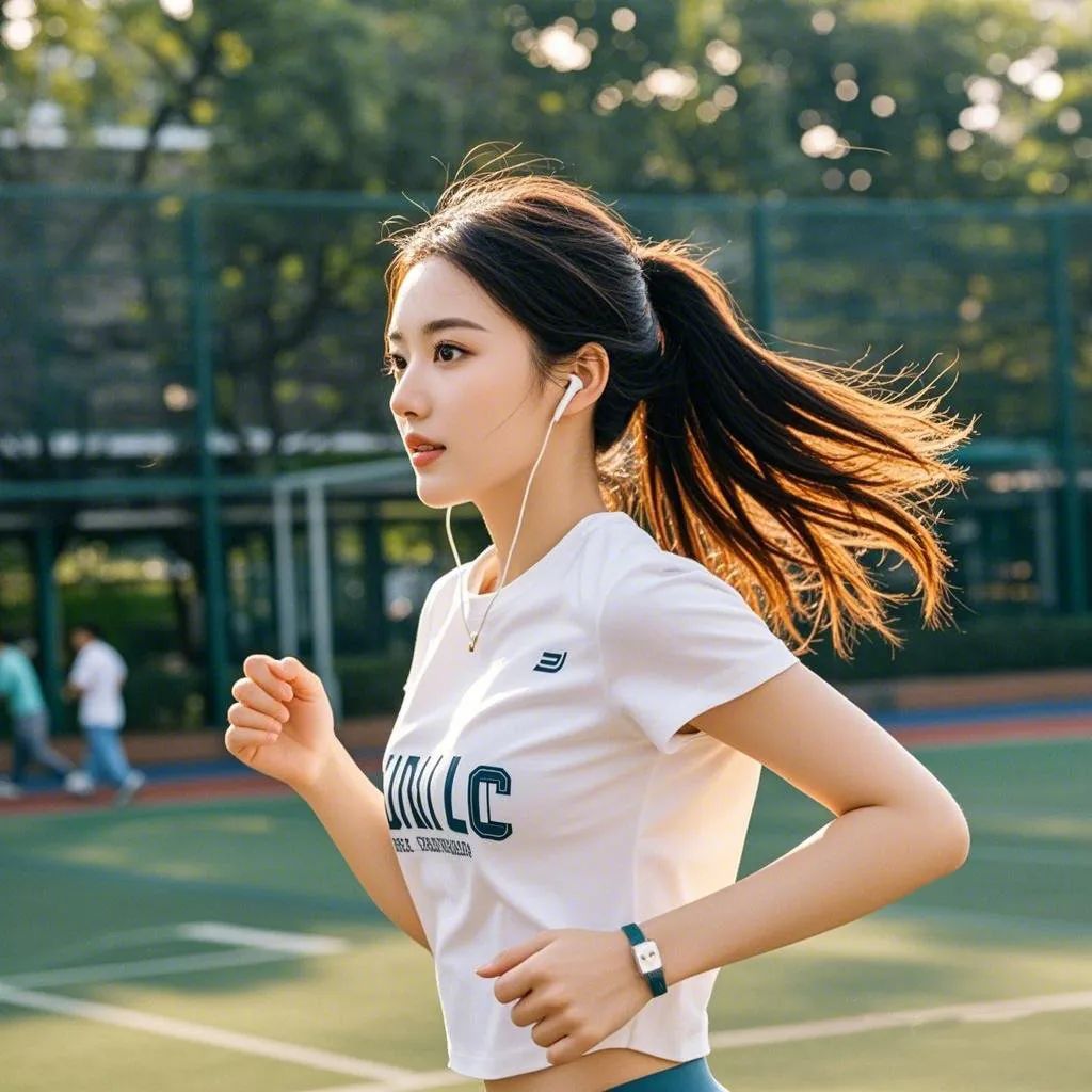 跑步