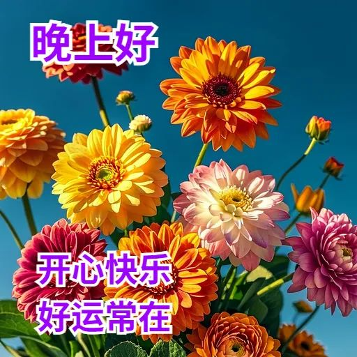 晚上好,晚安