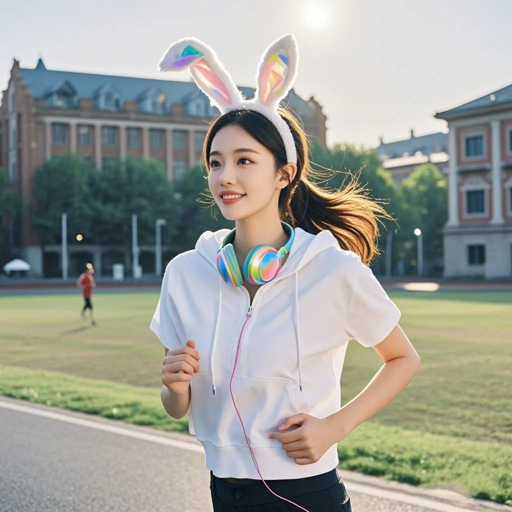 跑步