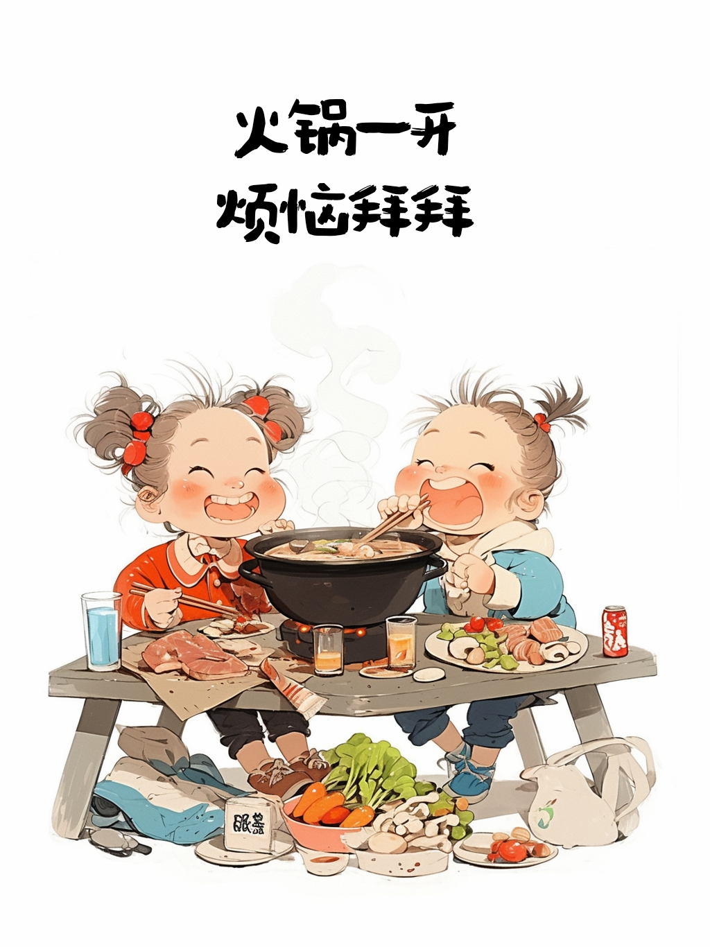 吃火锅文案