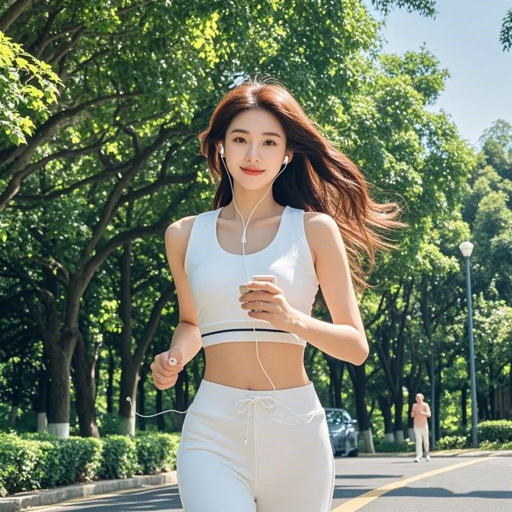 跑步