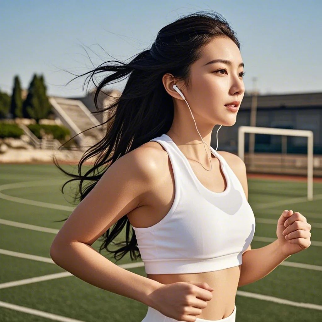 跑步