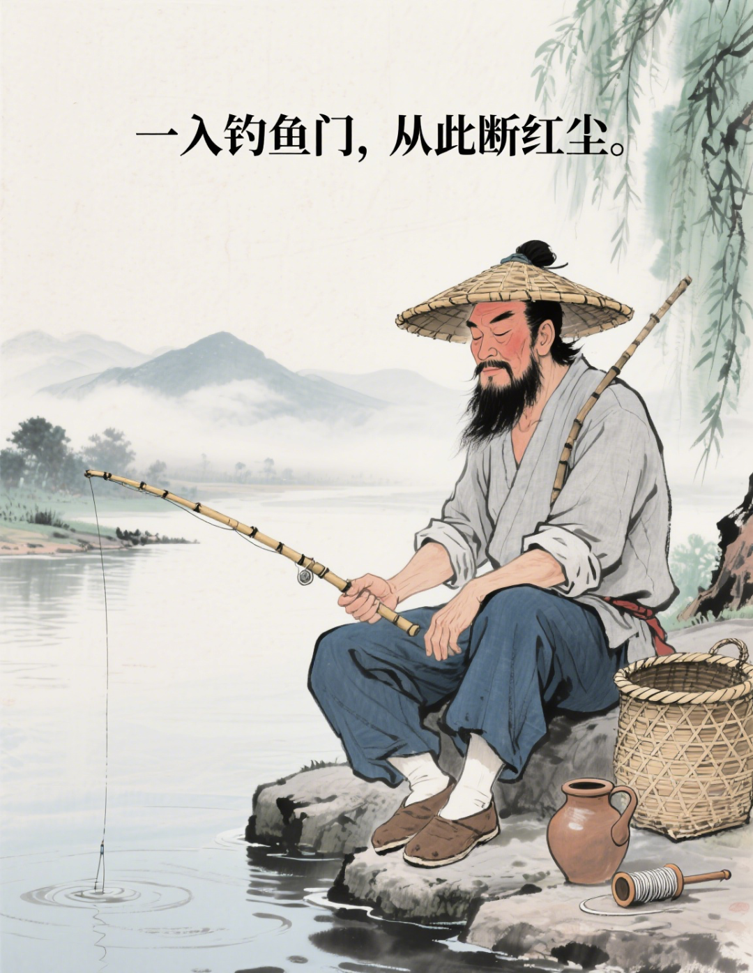 钓鱼