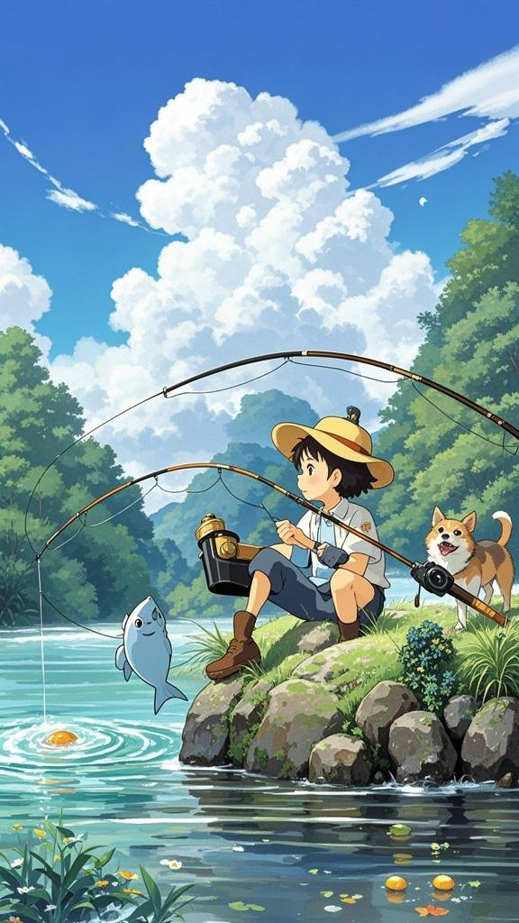 钓鱼