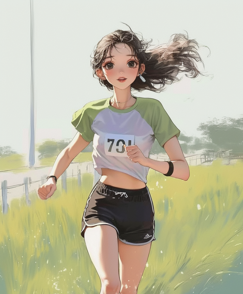 跑步