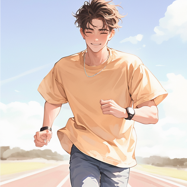 跑步