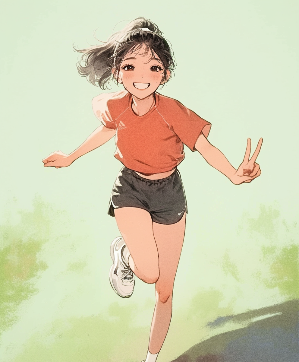 跑步