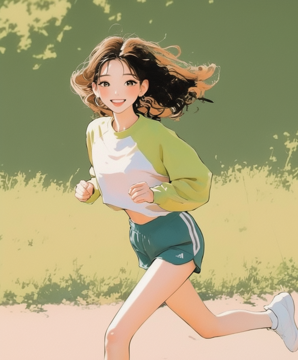 跑步